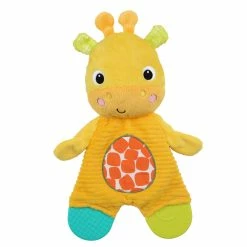 Bright Starts Snuggle And Teethe Plush Teether - Giraffe