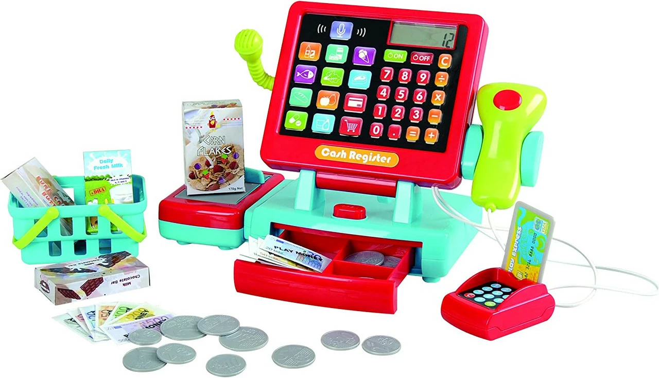 Playgo Cash Register Toy & Accessories - Touch & Count Supermarket 1 Playgo Cash Register Toy & Accessories - Touch & Count Supermarket