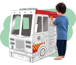 Fisher-price-shop 25 Explorium Fire Truck Indoor Playhouse