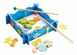 Wonder Co Wooden Fishing Game