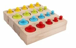 Wonder Co Wooden Knobbed Cylinders Block