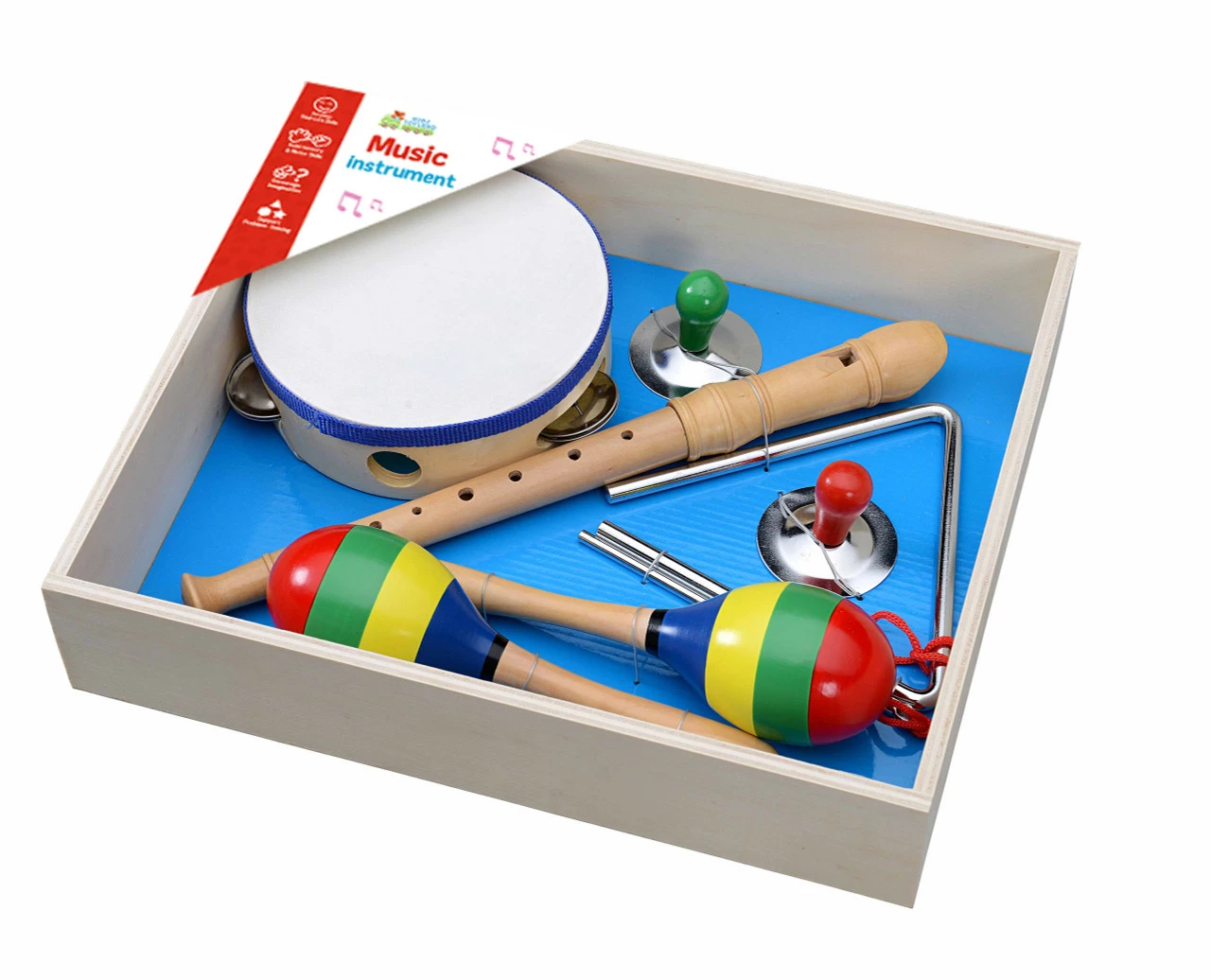 Wonder Co Wooden Recorder Music Box Set 1 Wonder Co Wooden Recorder Music Box Set