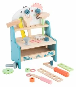 Wonder Co Wooden Tool Bench Tabletop Set