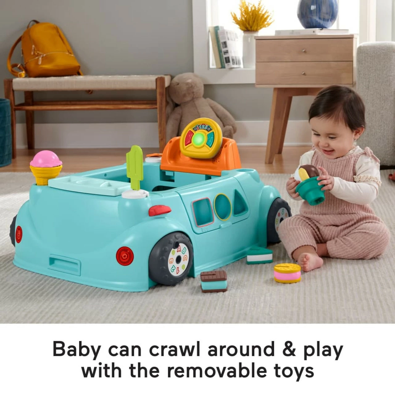 Fisher-Price 2-In-1 Sweet Ride Jumperoo 4 Fisher-Price 2-In-1 Sweet Ride Jumperoo - Image 4