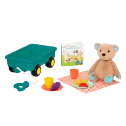 B. Classic Plush Bear, Board Book & Deluxe Picnic Set 7 B. Classic Plush Bear, Board Book & Deluxe Picnic Set -Fisher-price-shop 22006534 1 34758.1671157534