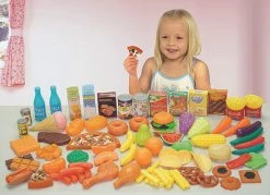 100pc Play Food Set