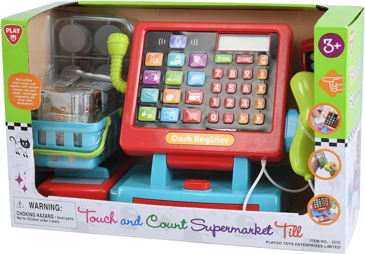 Playgo Cash Register Toy & Accessories - Touch & Count Supermarket 14 Playgo Cash Register Toy & Accessories - Touch & Count Supermarket - Image 14