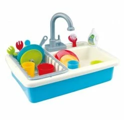 Playgo Wash-Up Kitchen Sink With 20 Accessories
