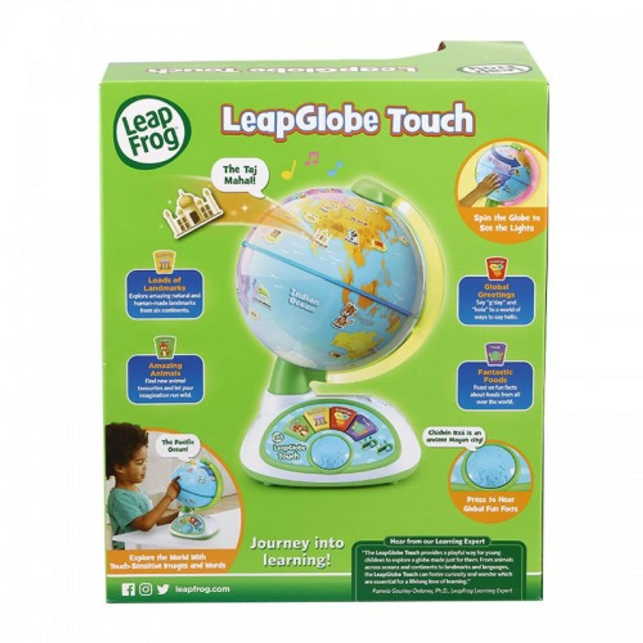 LeapFrog LeapGlobe Touch | Touch & Learn Junior Globe 5 LeapFrog LeapGlobe Touch | Touch & Learn Junior Globe - Image 5