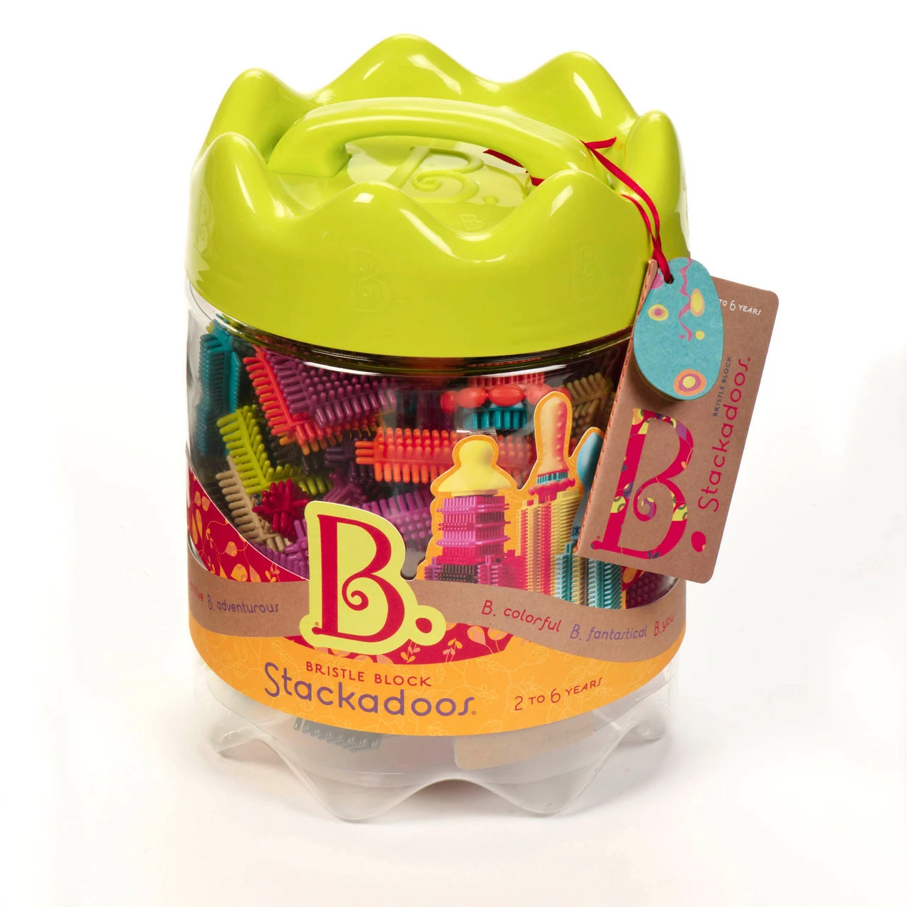 B. Bristle Block Stackadoos 1 B. Bristle Block Stackadoos