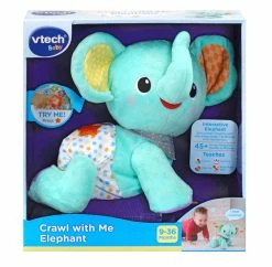 VTech Crawl With Me Elephant -Fisher-price-shop 533203 Crawlwithmeelephant GB Direct 51327.1609382620