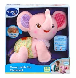 VTech Crawl With Me Elephant -Fisher-price-shop 533203 Crawlwithmeelephant Pink GB Direct 81350.1609382605