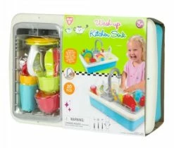 Playgo Wash-Up Kitchen Sink With 20 Accessories -Fisher-price-shop 5 01117.1664170313