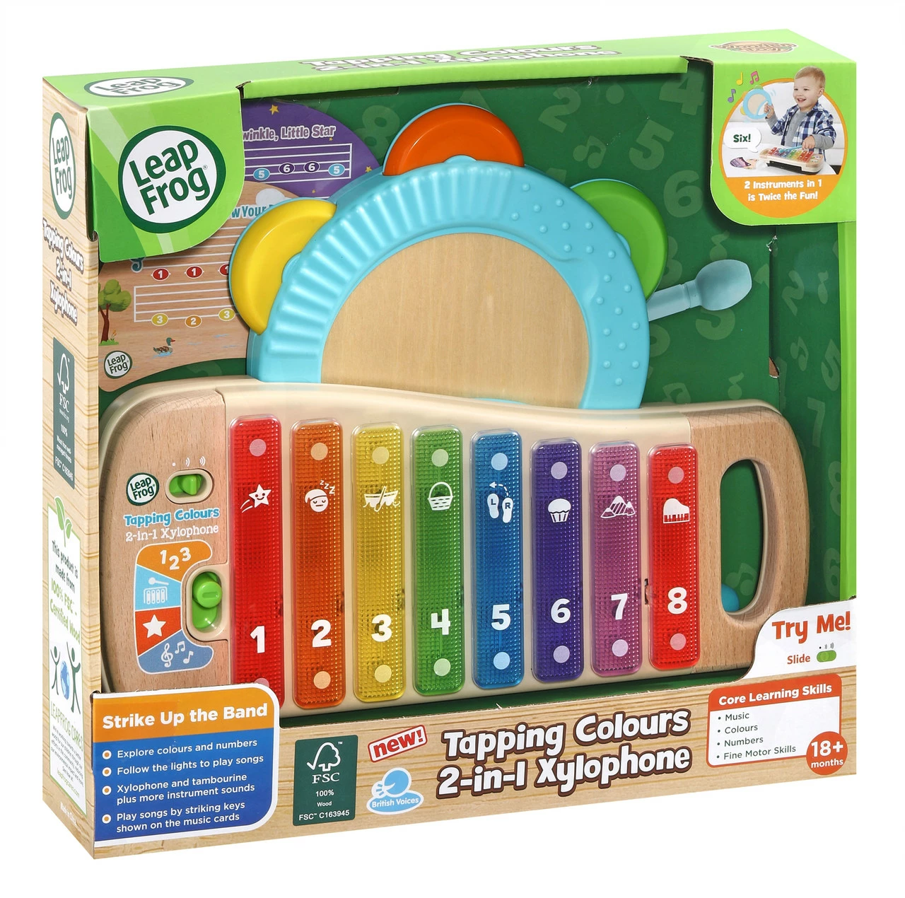 Leapfrog Tapping Colours 2-In-1 Xylophone 6 Leapfrog Tapping Colours 2-In-1 Xylophone - Image 6