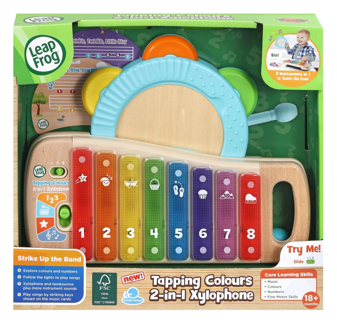 Leapfrog Tapping Colours 2-In-1 Xylophone 9 Leapfrog Tapping Colours 2-In-1 Xylophone - Image 9