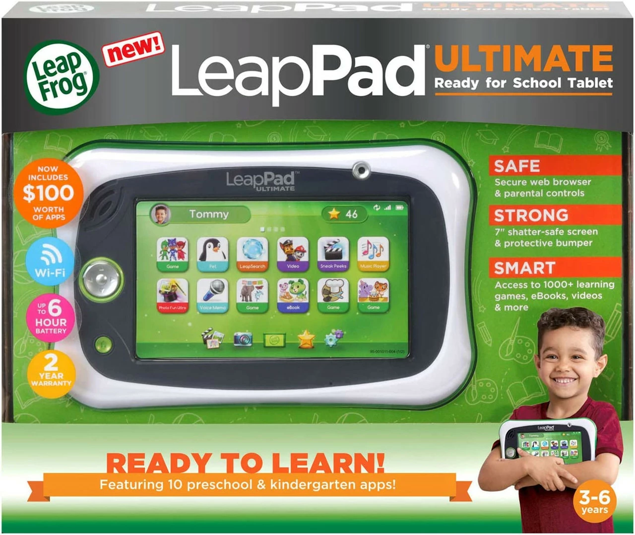 Leapfrog Leappad Ultimate Get Ready For School Bundle (Green) 8 Leapfrog Leappad Ultimate Get Ready For School Bundle (Green) - Image 8
