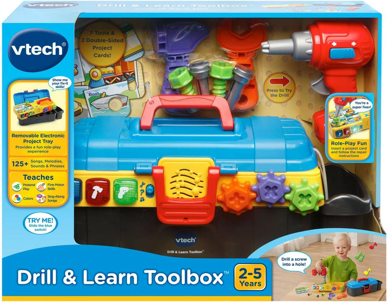 VTech Drill & Learn Toolbox Deluxe 11 VTech Drill & Learn Toolbox Deluxe - Image 11