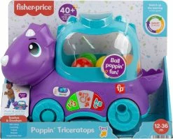 Fisher-Price Poppin Triceratops Interactive Ball Popper Pull Toy -Fisher-price-shop 71P2V2bTrkL. AC SL1500 77122.1676005250