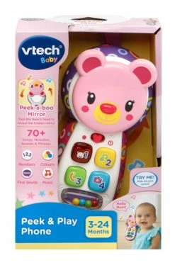 Vtech Peek And Play Phone Pink