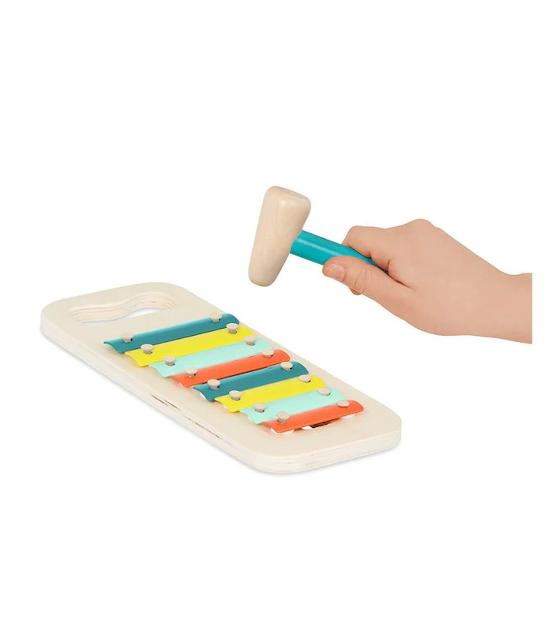 B. Toys - Xylo-Pound Whale - Pounding Bench & Xylophone 6 B. Toys - Xylo-Pound Whale - Pounding Bench & Xylophone - Image 6