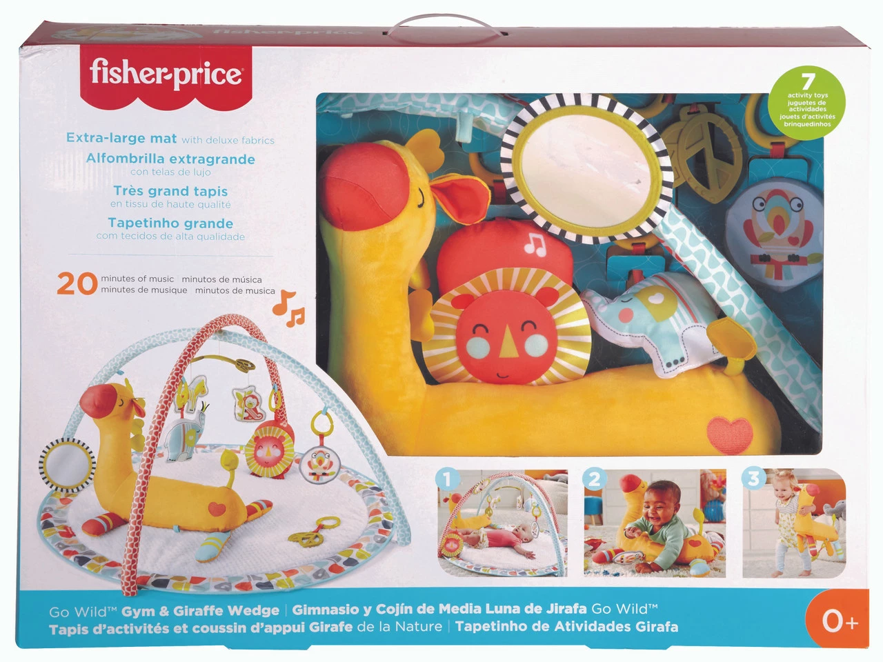 Fisher Price Go Wild Gym And Giraffe Wedge 5 Fisher Price Go Wild Gym And Giraffe Wedge - Image 5