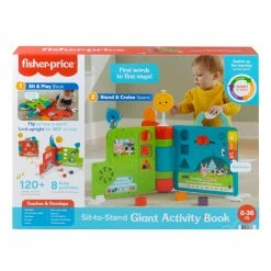 Fisher-Price Sit-To-Stand Giant Activity Book 21 Fisher-Price Sit-To-Stand Giant Activity Book -Fisher-price-shop FPGTJ58 FE 1 11392.1652250924