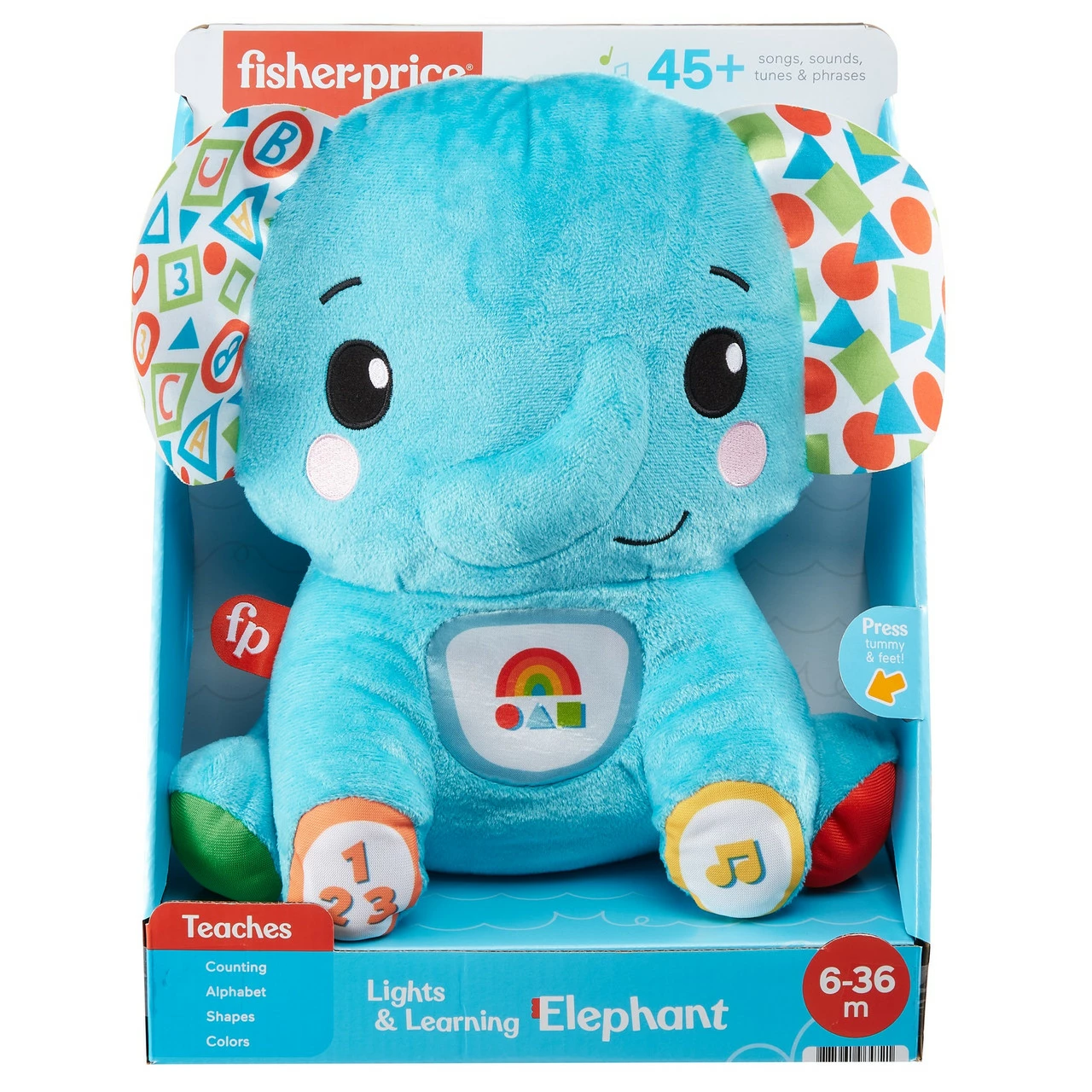 Fisher-Price Lights & Learning Elephant 5 Fisher-Price Lights & Learning Elephant - Image 5