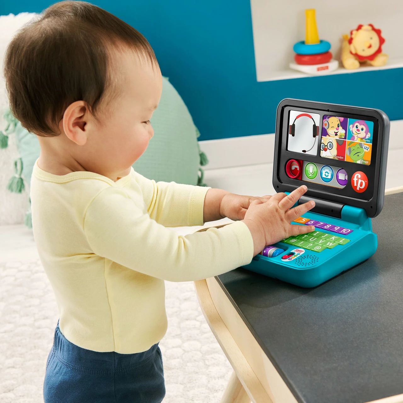 Fisher-Price Laugh & Learn Let'S Connect Laptop 5 Fisher-Price Laugh & Learn Let'S Connect Laptop - Image 5