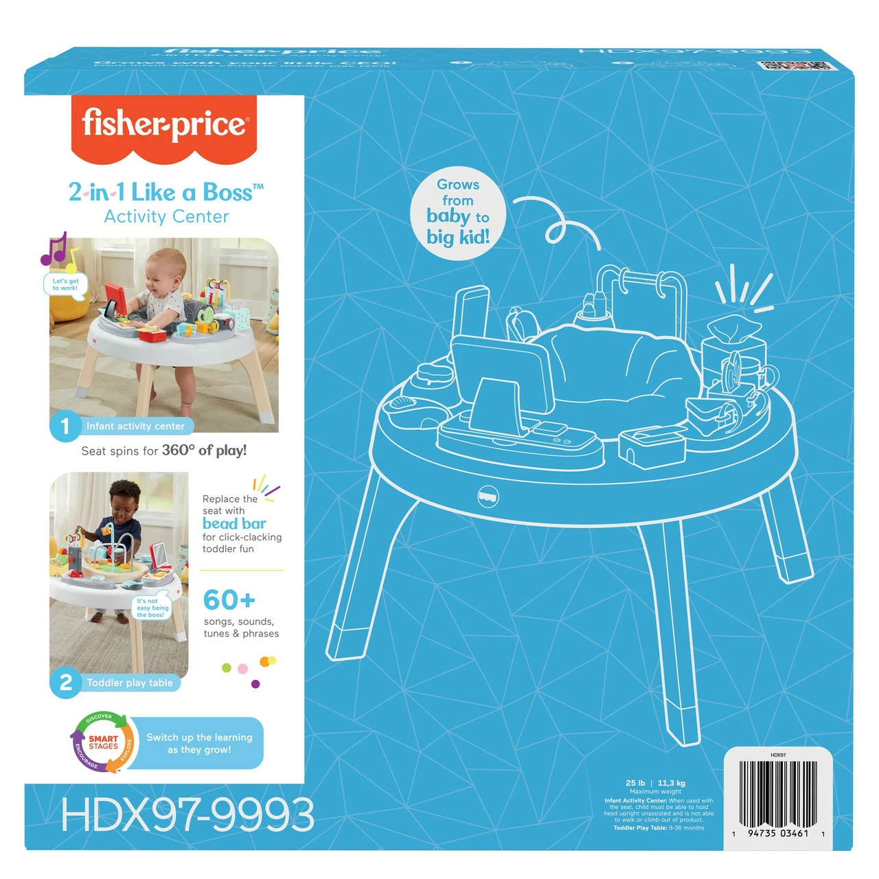 Fisher-Price 2-in-1 Like A Boss Activity Centre 17 Fisher-Price 2-in-1 Like A Boss Activity Centre - Image 17