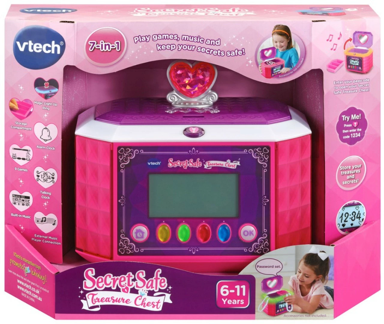 VTech Secret Safe Treasure Chest 2 VTech Secret Safe Treasure Chest - Image 2