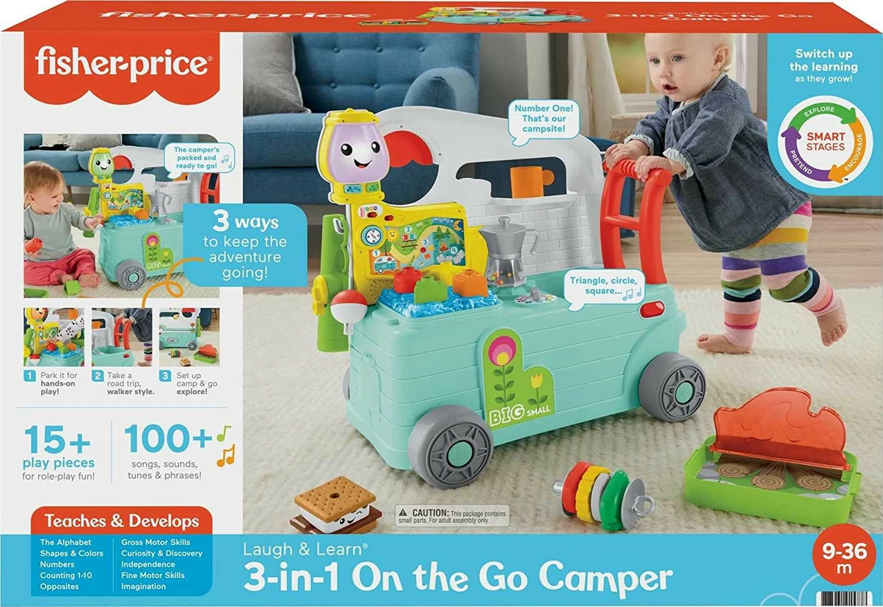 Fisher Price Laugh & Learn 3-in-1 On-the-Go Camper 8 Fisher Price Laugh & Learn 3-in-1 On-the-Go Camper - Image 8