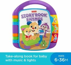 Fisher-Price Laugh & Learn Storybook Rhymes Book 12 Fisher-Price Laugh & Learn Storybook Rhymes Book -Fisher-price-shop zxcv 58784.1674712147